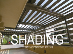 Glazetech shading system DE patented waterproof